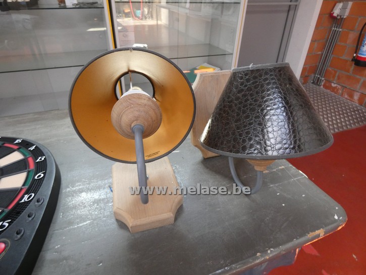 Wandverlichting "leder"
