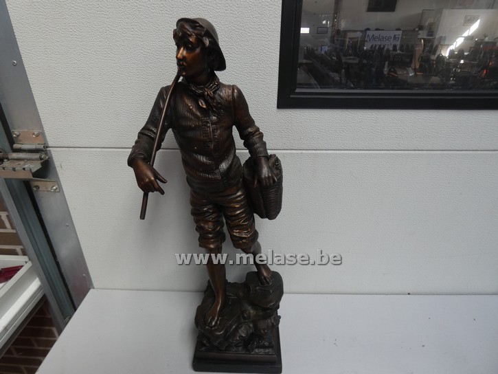 Beeld "brons - visser"