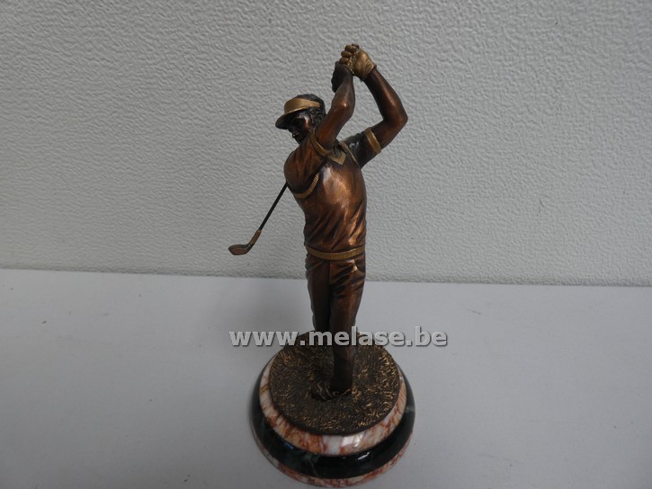 Beeld "brons - golfer"
