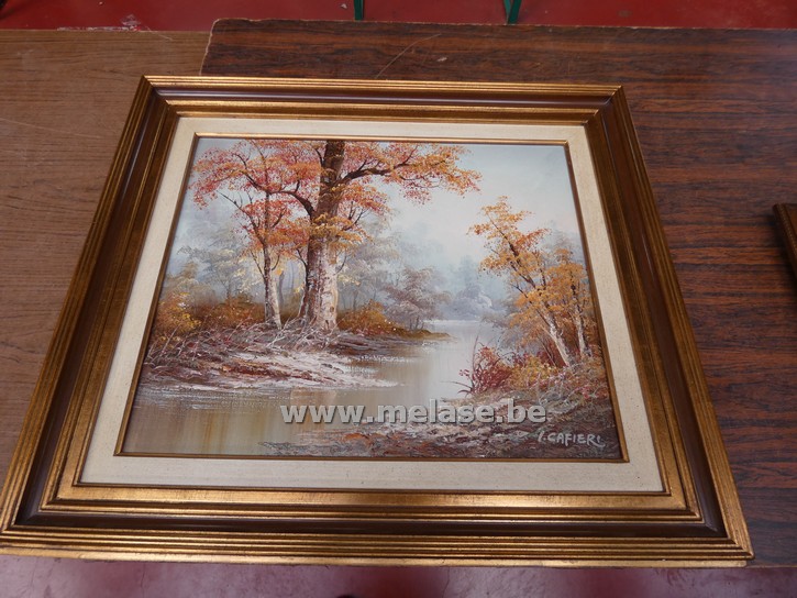 Schilderij "herfstlandschap"