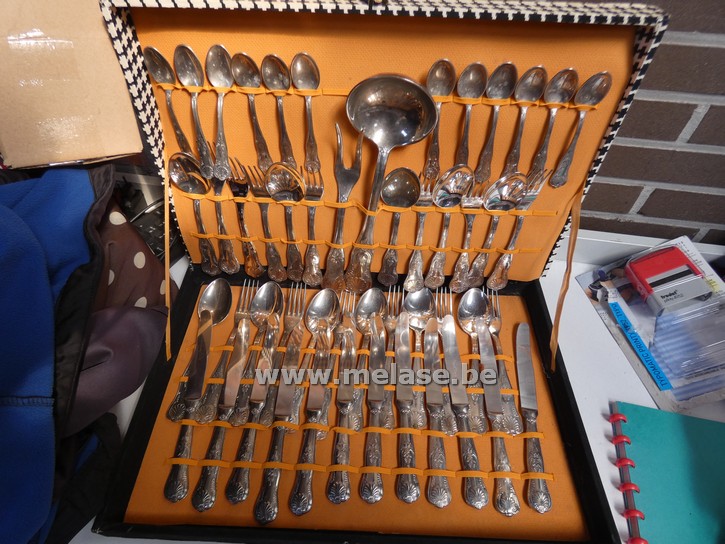 Bestekkoffer "zilver"