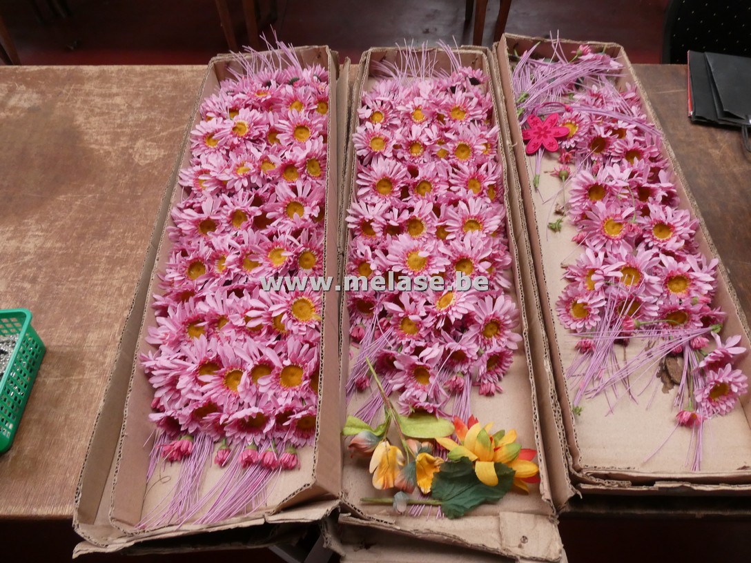 Sierbloemen "Roze Magrieten"