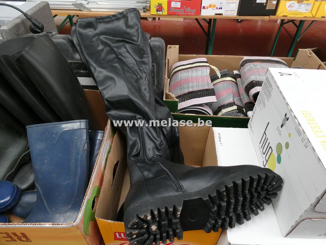 Zwarte lange laarzen