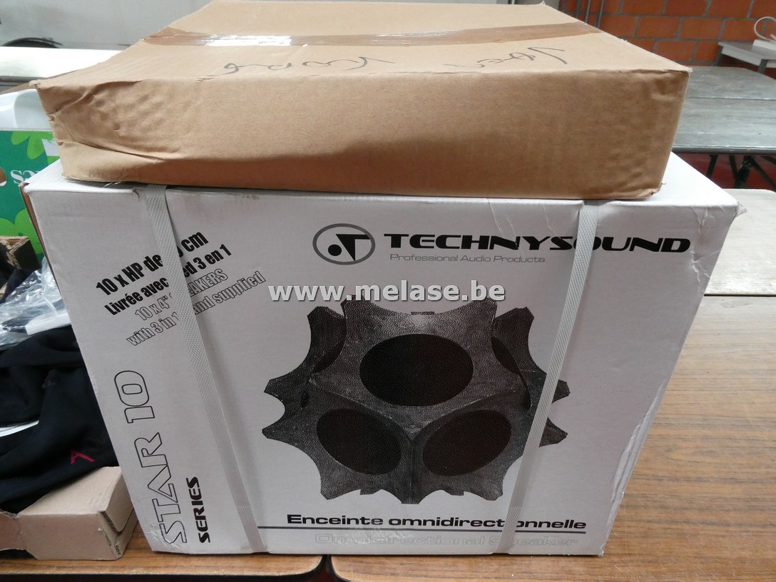 Box op voet "Star 10 - Technysound - bruin"