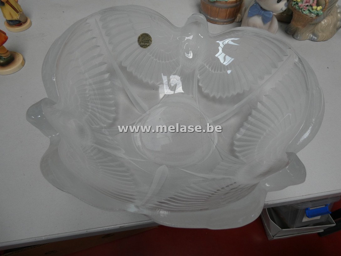 Kristallen fruitschaal "Cristal d'Arques France"