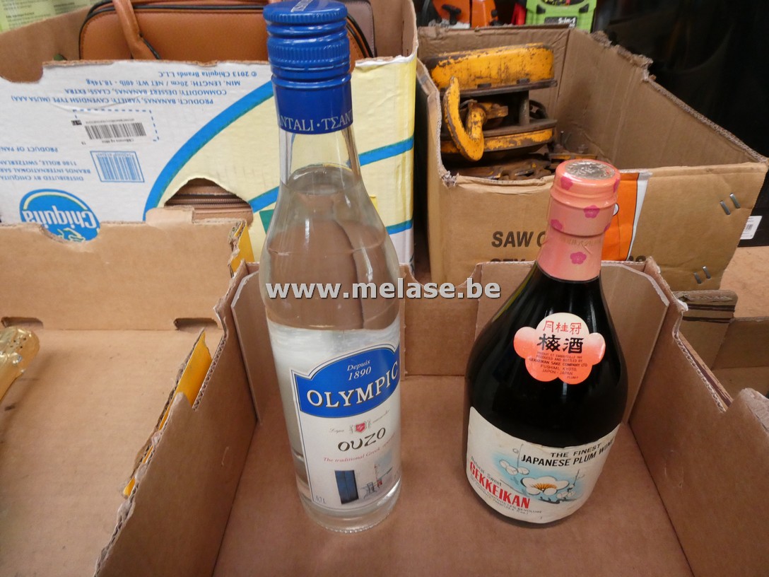 Japanse wijn + Ouzo
