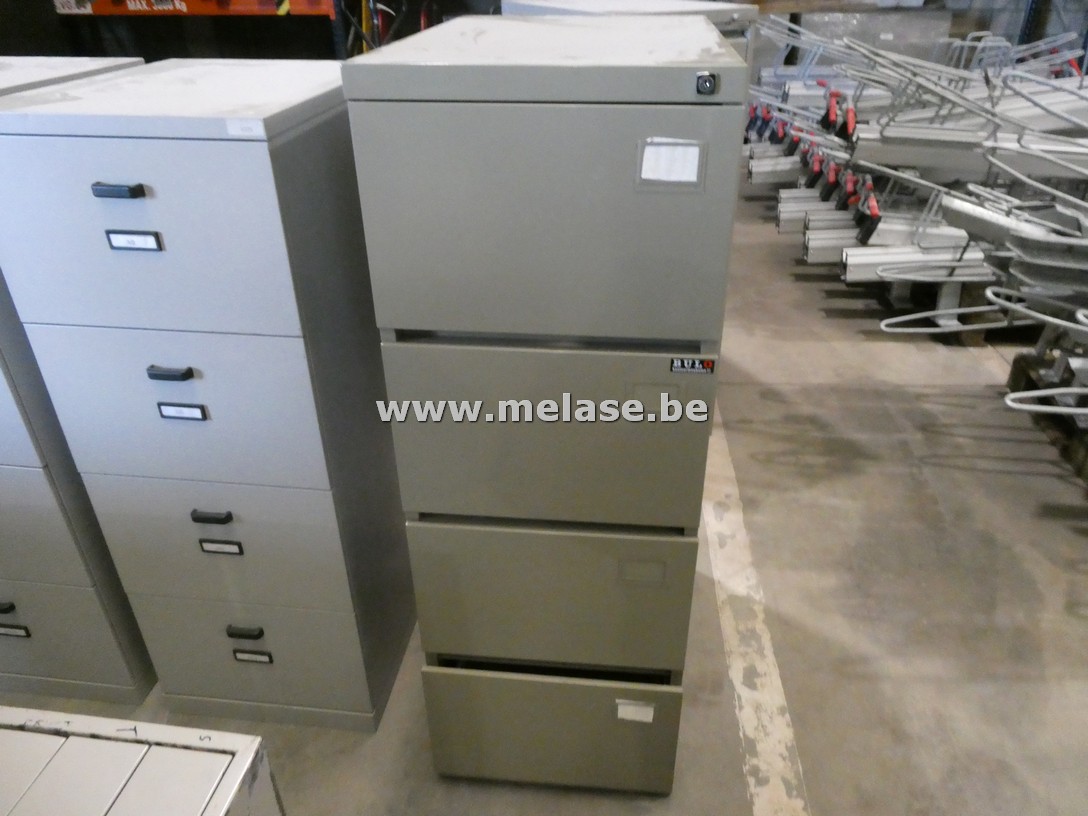 Metalen archiefkast "4 lades"